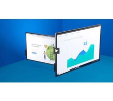 Dell monitor P6524QT / 64,5" / 4K / 3840x2160 / 1300:1 / 9ms / 3xHDMI / DP / USB-C / repro / IPS panel / ern