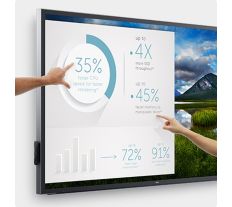 Dell monitor P8624QT / 85,6" / 4K / 3840x2160 / 8ms / 1000:1 / 4xHDMI / DP / 3xUSB / RS232 / Repro / IPS panel / ern